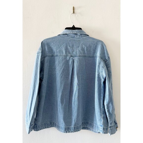 NEW Laffaire Denim Shambray Button Down Shirt Size Small (S) - Picture 4 of 5